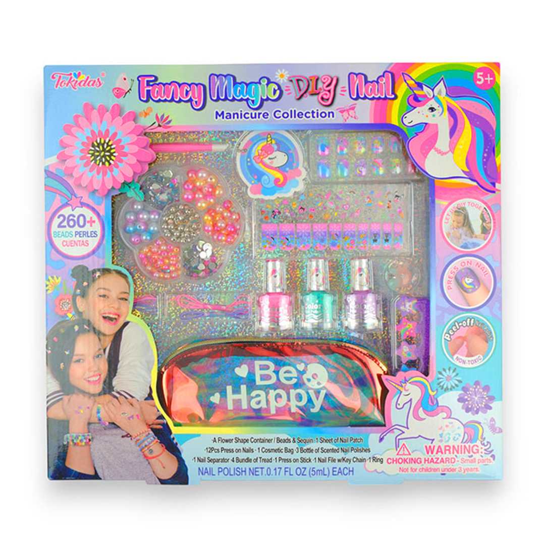 TOKİDAS MANİKÜR VE TAKI SETİ T048 FANCY MAGİC 260+ BONCUK TIRNAK SETİ 5+ 1