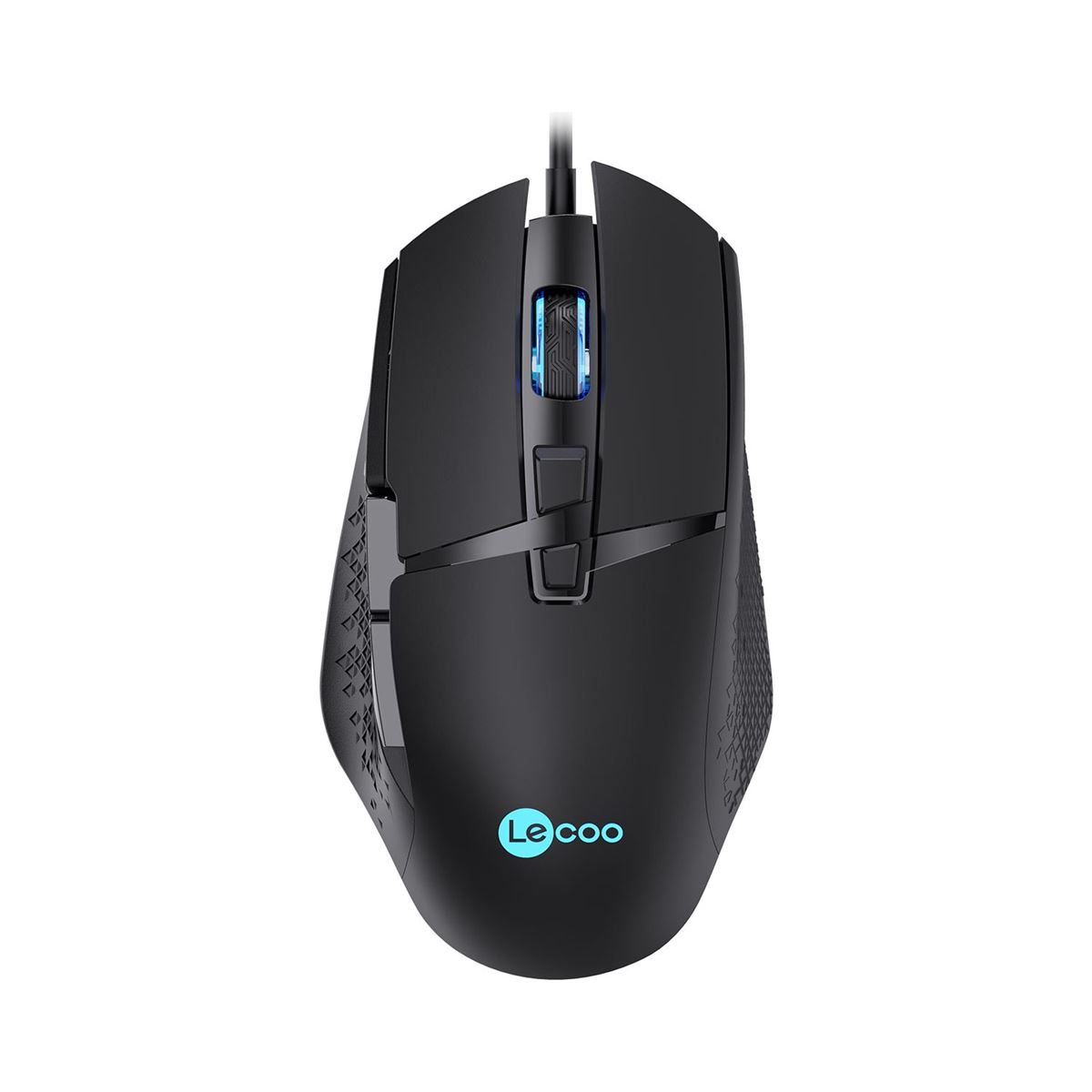 LECOO MOUSE KABLOLU MG1101 SİYAH 8 TUŞLU RGB IŞIKLI 1