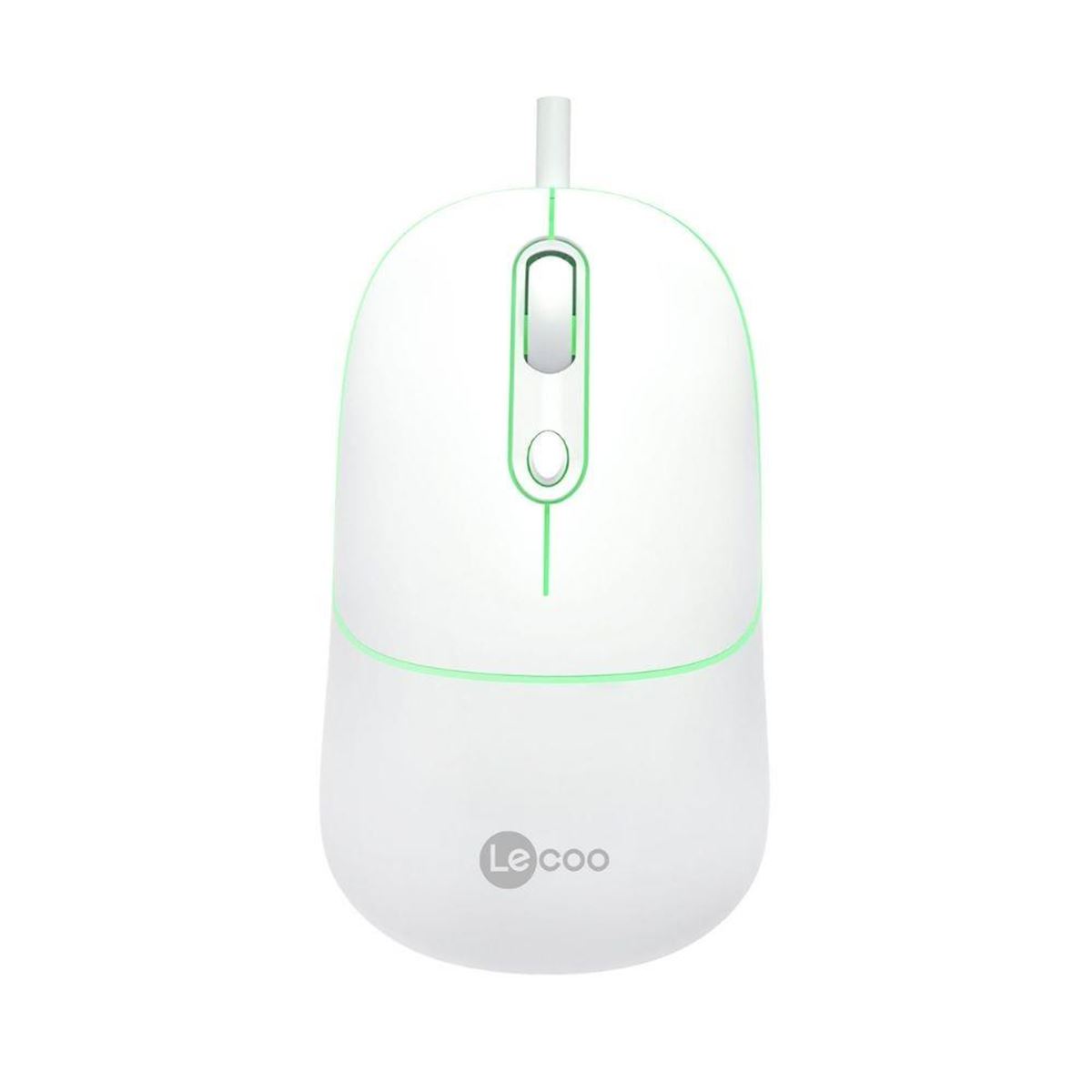 LECOO MOUSE KABLOLU MS110 BEYAZ 1