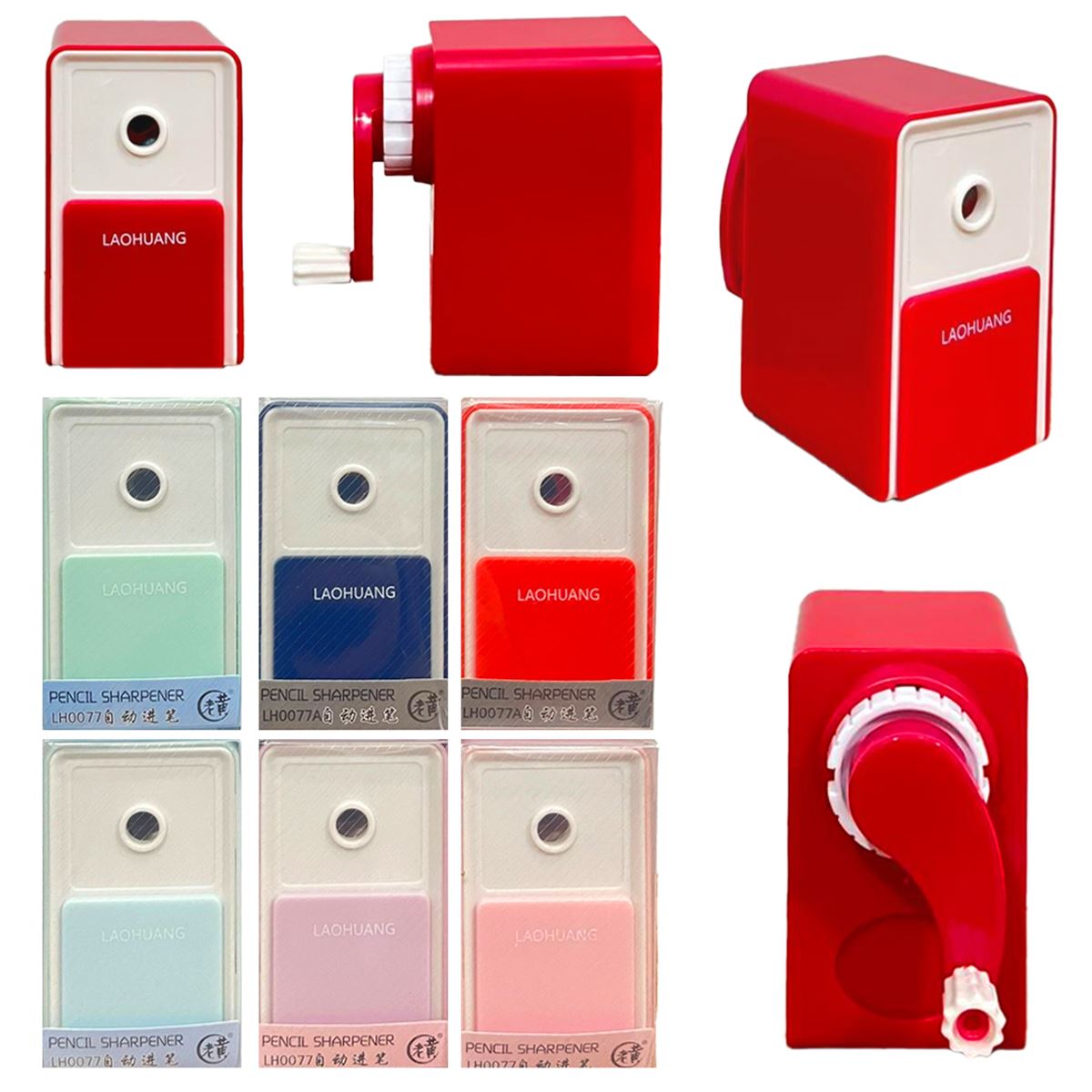 LAOHUANG KOLLU KALEMTIRAŞ LH0077-LH0077A KÜÇÜK PASTEL TONLAR 1