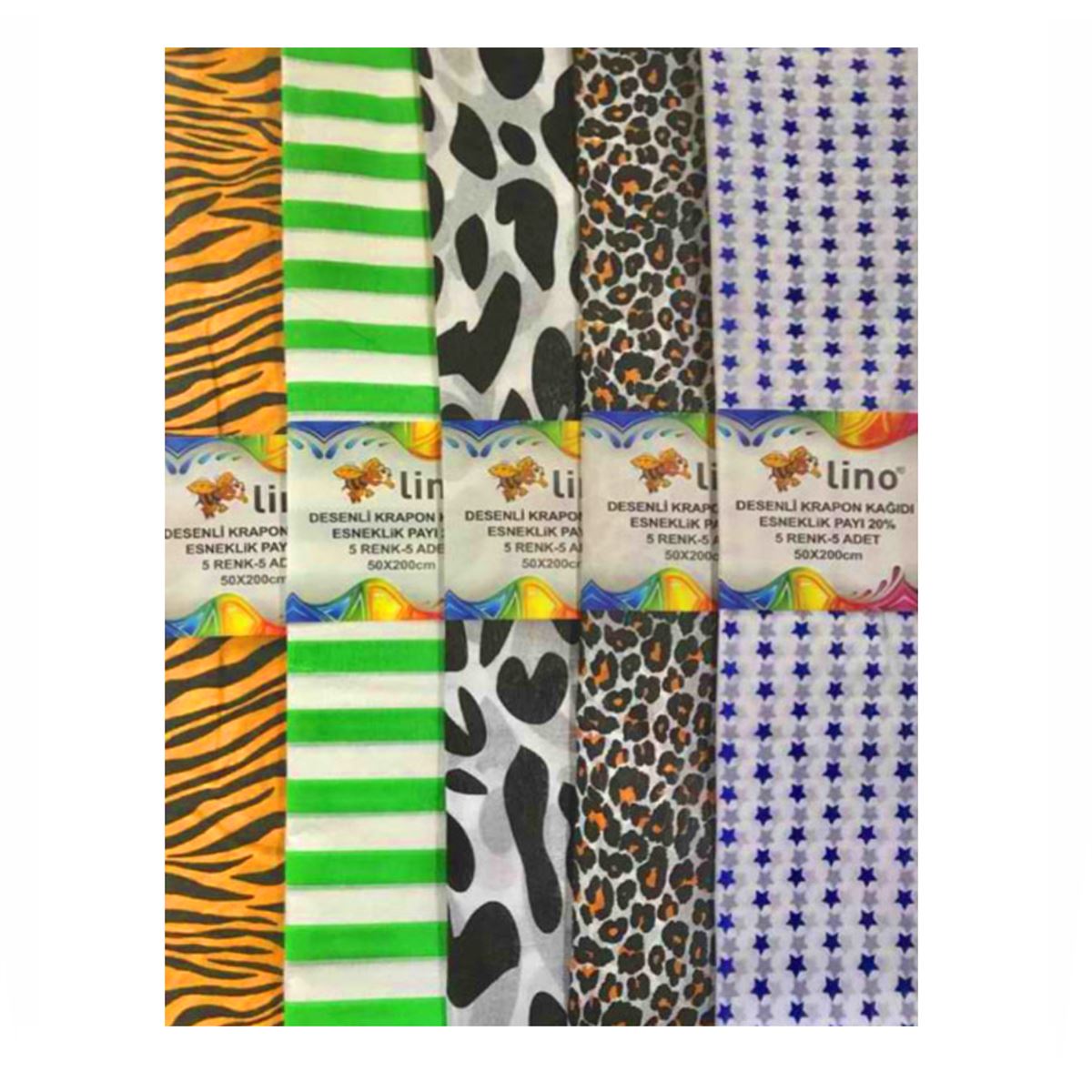 LİNO GRAPON KAĞIDI DESENLİ 50x200 5 DESEN PA-026A 1
