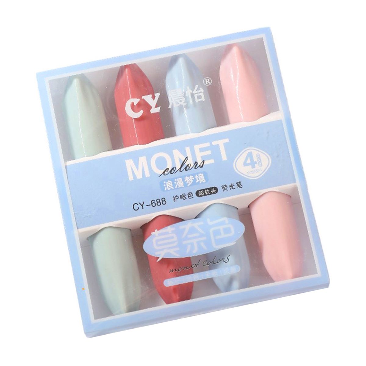 MONET COLORS FOSFORLU KALEM CY-688 4 RENK 1