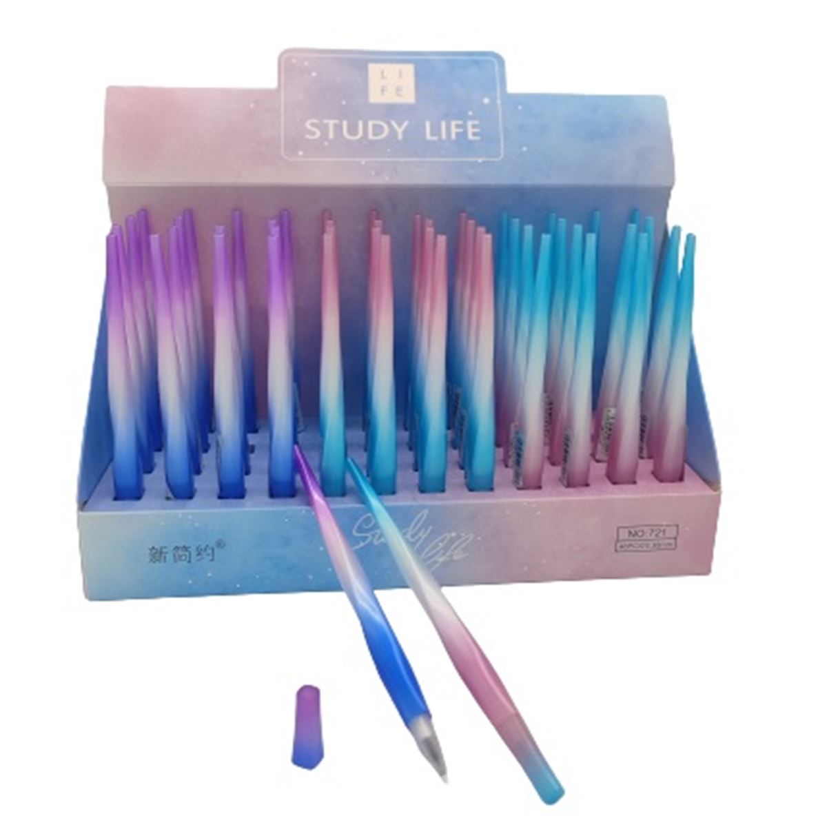 UNİCUS JEL TÜKENMEZ KALEM STUDY LİFE 48 Lİ UNCS-721 1