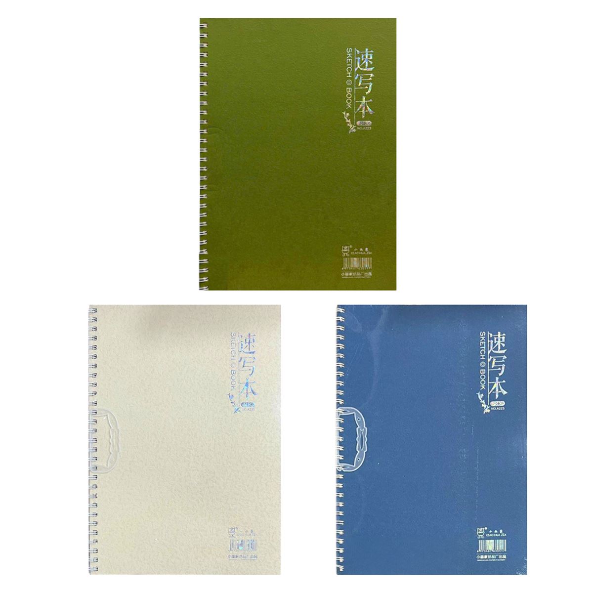 XİAOHUAJİA ESKİZ DEFTERİ A223 26.5x38 YANDAN SPİRALLİ 30 YP 1