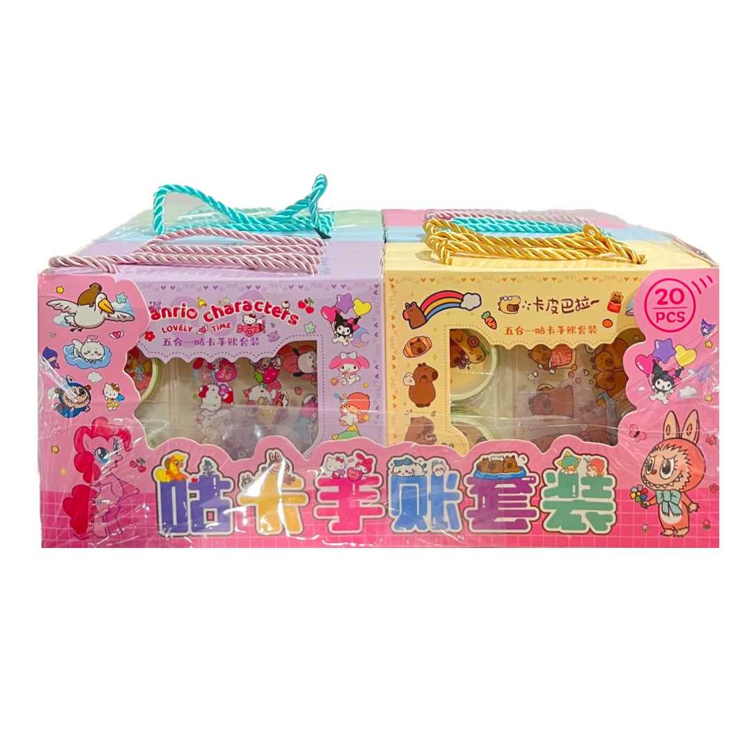 BAM STİCKER SETİ YF-8848 1381 ÇİZGİ KARAKTER 20 Lİ PK 1