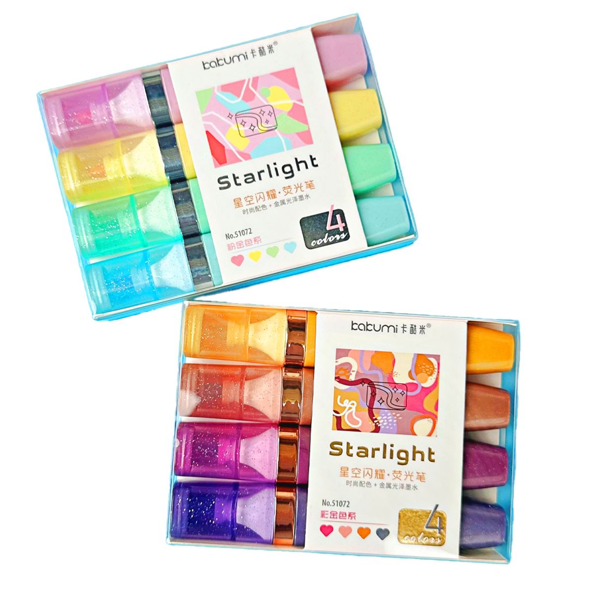 BABUMİ FOSFORLU KALEM 51072 STARLİGHT SİMLİ 4 RENK 1