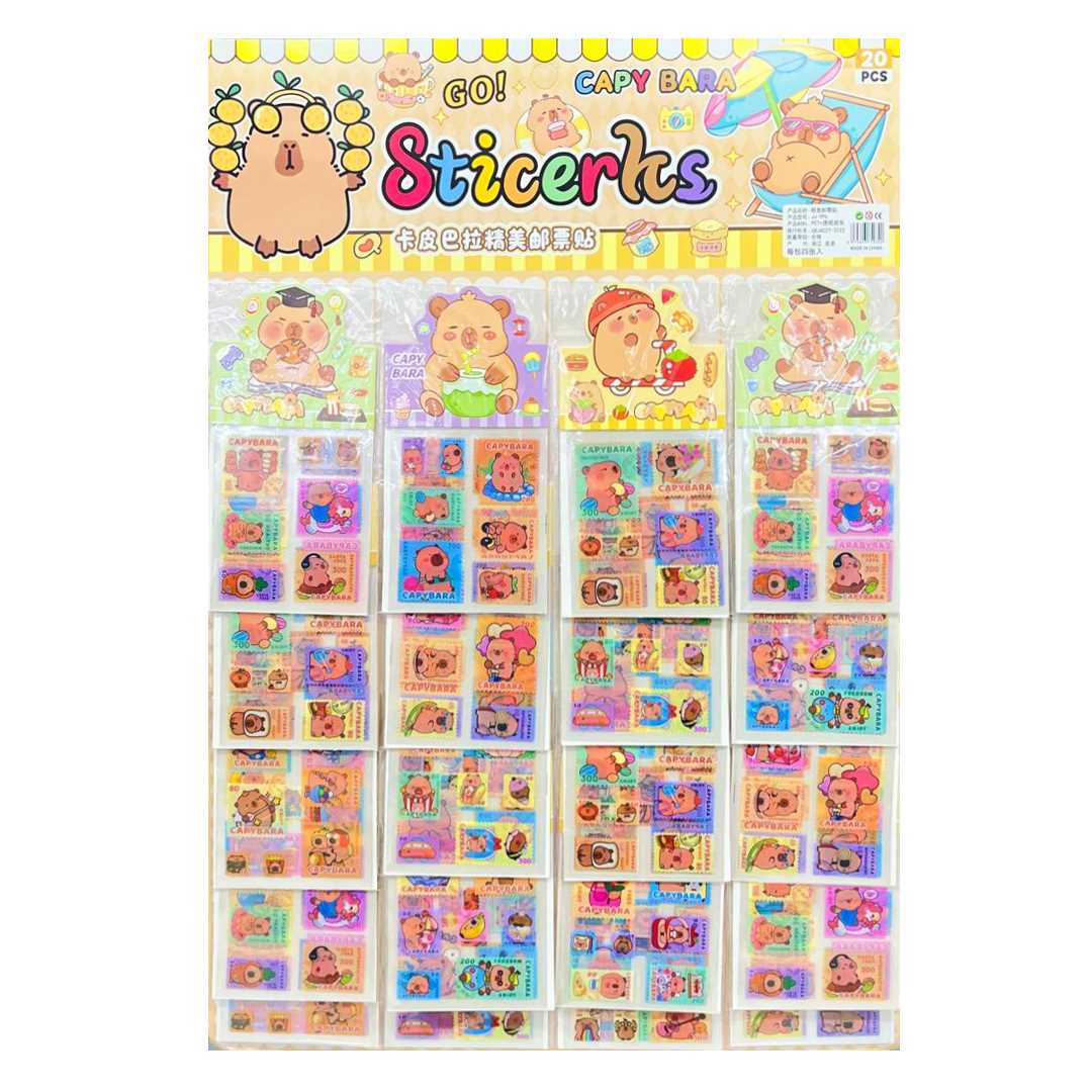 CAPY BARA STİCKER JJ-YP KARTELA 20 PARÇA 1