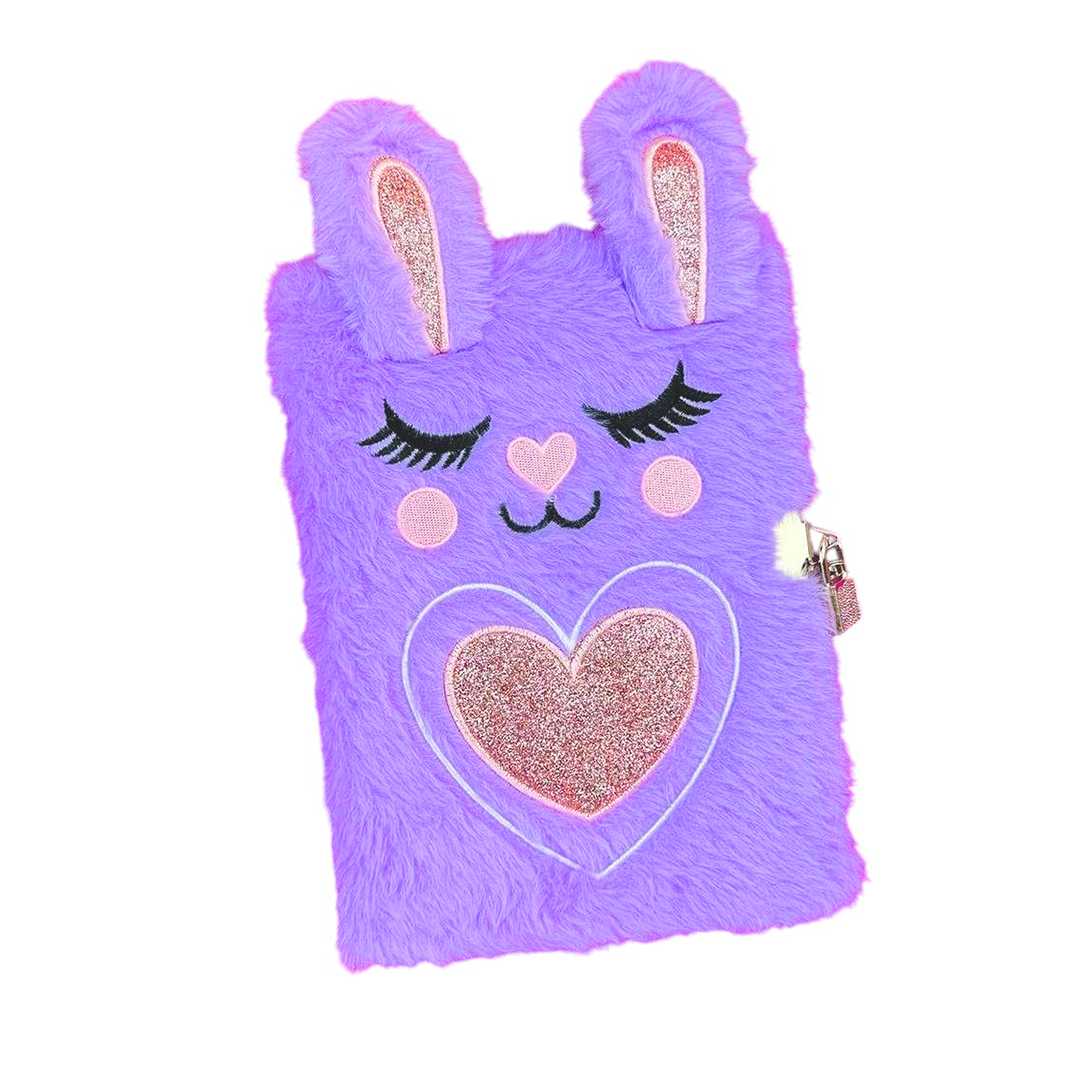 BAM DEFTER PELÜŞ KAPAK BM-1240 TAVŞAN KALP 15x21 KİLİTLİ ÇİZGİLİ 1