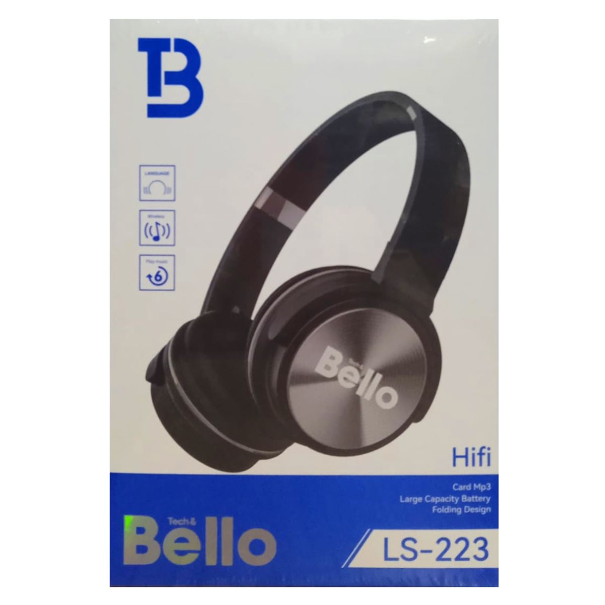 BELLO KABLOSUZ KULAKLIK LS-223 OYUNCU TİP 5.3 HİFİ BLUETOOTH 250 MAH 1