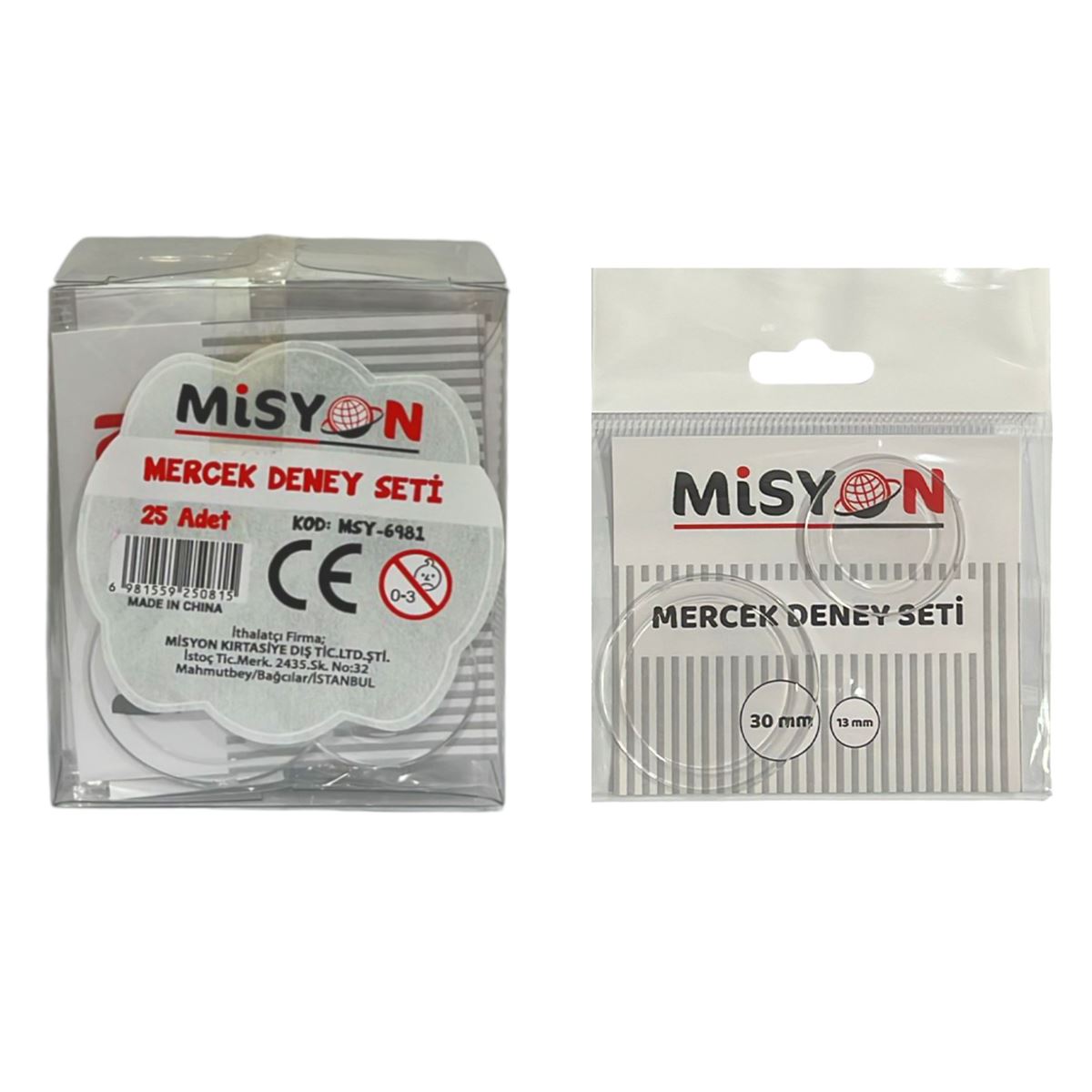 MİSYON MERCEK DENEY SETİ 25 Lİ MSY-6981 1