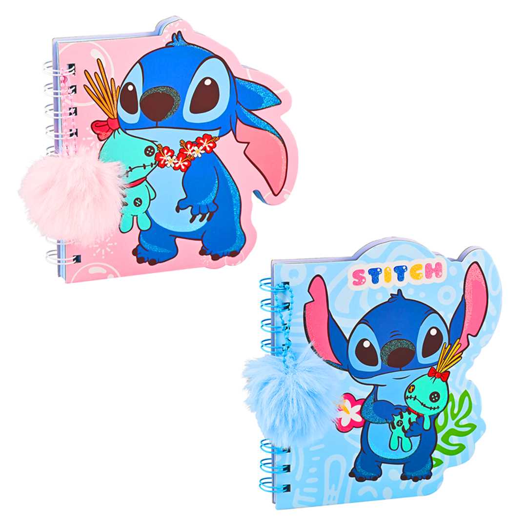 MİSYON NOT DEFTERİ MSY-5654 STİTCH SPİRALLİ KARAKTER KESİM PONPONLU 1