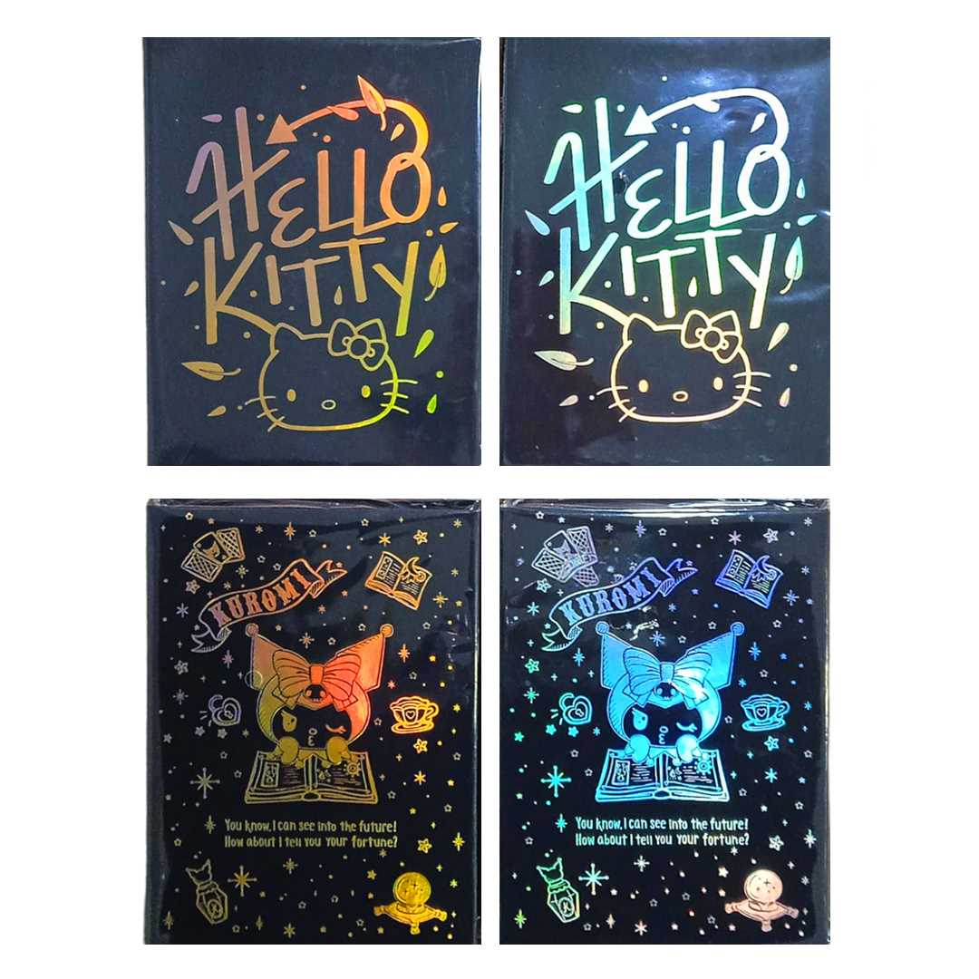 KUROMİ - HELLO KİTTY NOT DEFTERİ SERT KAPAK ÇİFT TARAFLI 9.5x14 SİMLİ KALEMLİ 168-60 1