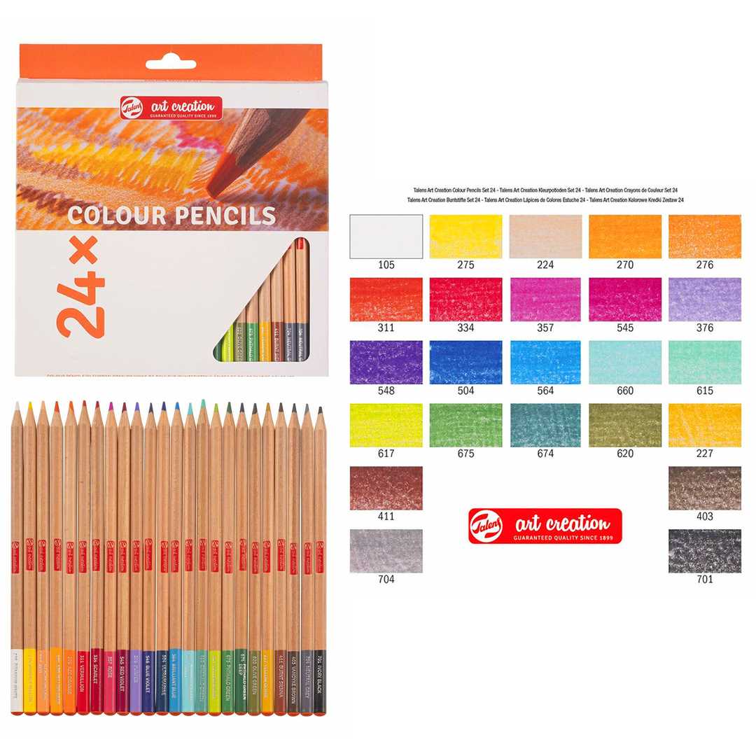 ART CREATİON DERECELİ KURUBOYA 24 RENK 9028024M 1