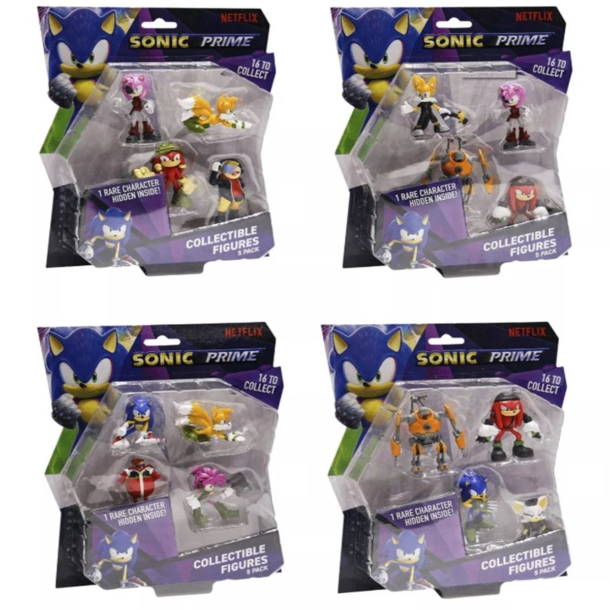 SONİC PRİME KOLEKSİYON FİGÜRLERİ SON2040 5 Lİ PAKET 3+ 1