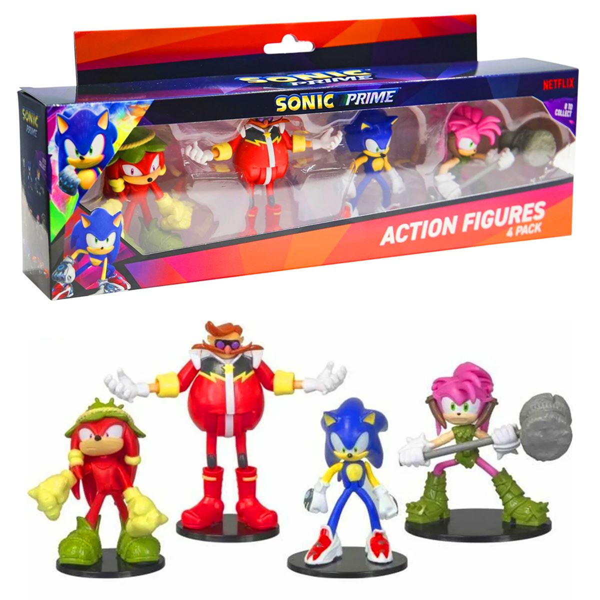 SONİC PRİME SON6040 AKSİYON FİGÜRLERİ 4 LÜ DELUXE SET 3+ 1