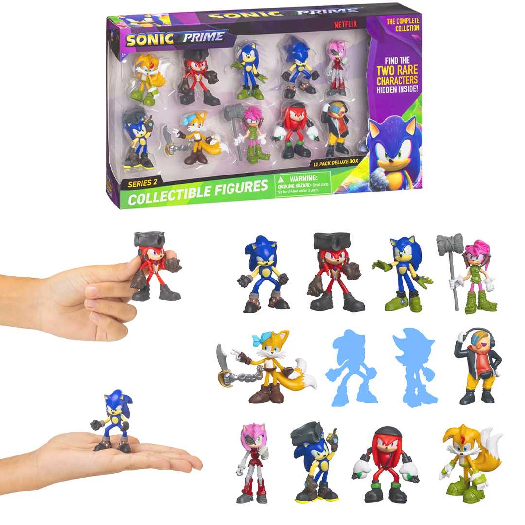 SONİC PRİME SON2280 KOLEKSİYON FİGÜRLERİ S2 2 ÖZEL SÜRPRİZ 12 Lİ DELUXE SET 5+ 1