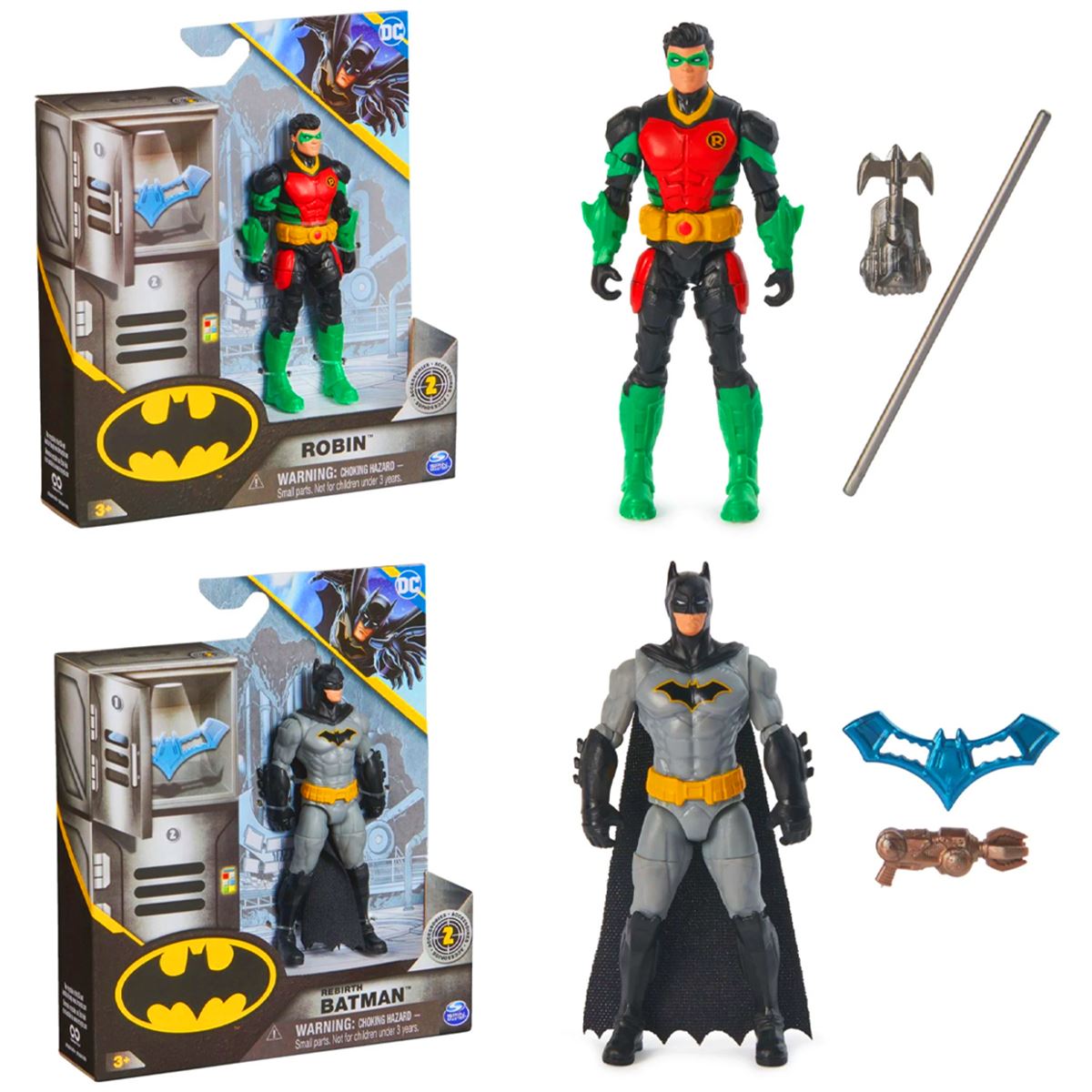 SPİN MASTER DC 6055946 BATMAN AKSİYON FİGÜRLERİ SÜRPRİZ AKSESUARLI 10 CM 3+ 1