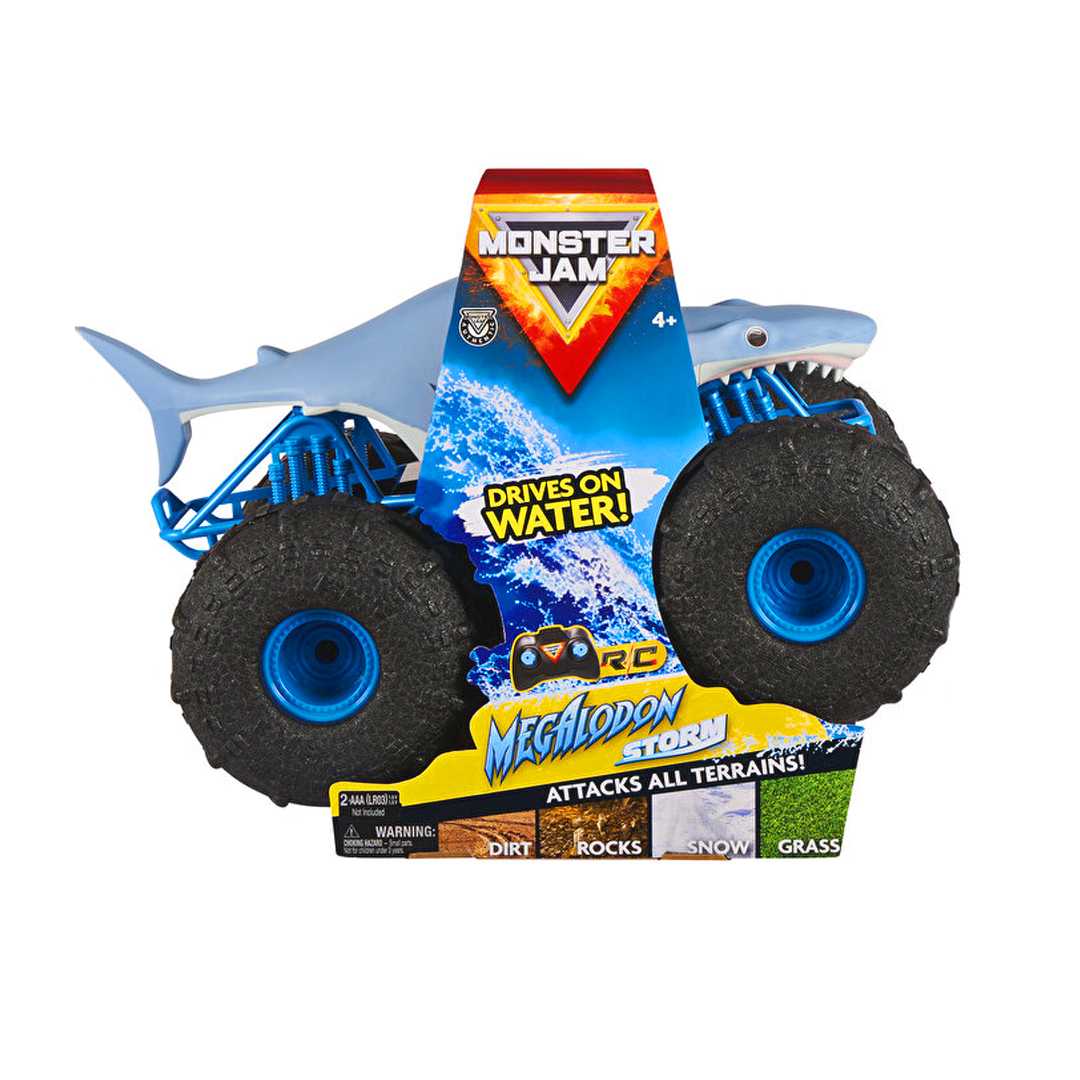 SPİN MASTER KUMANDALI MONSTER JAM MEGALODON 6056227 R/C USB 1:15 4+ 1