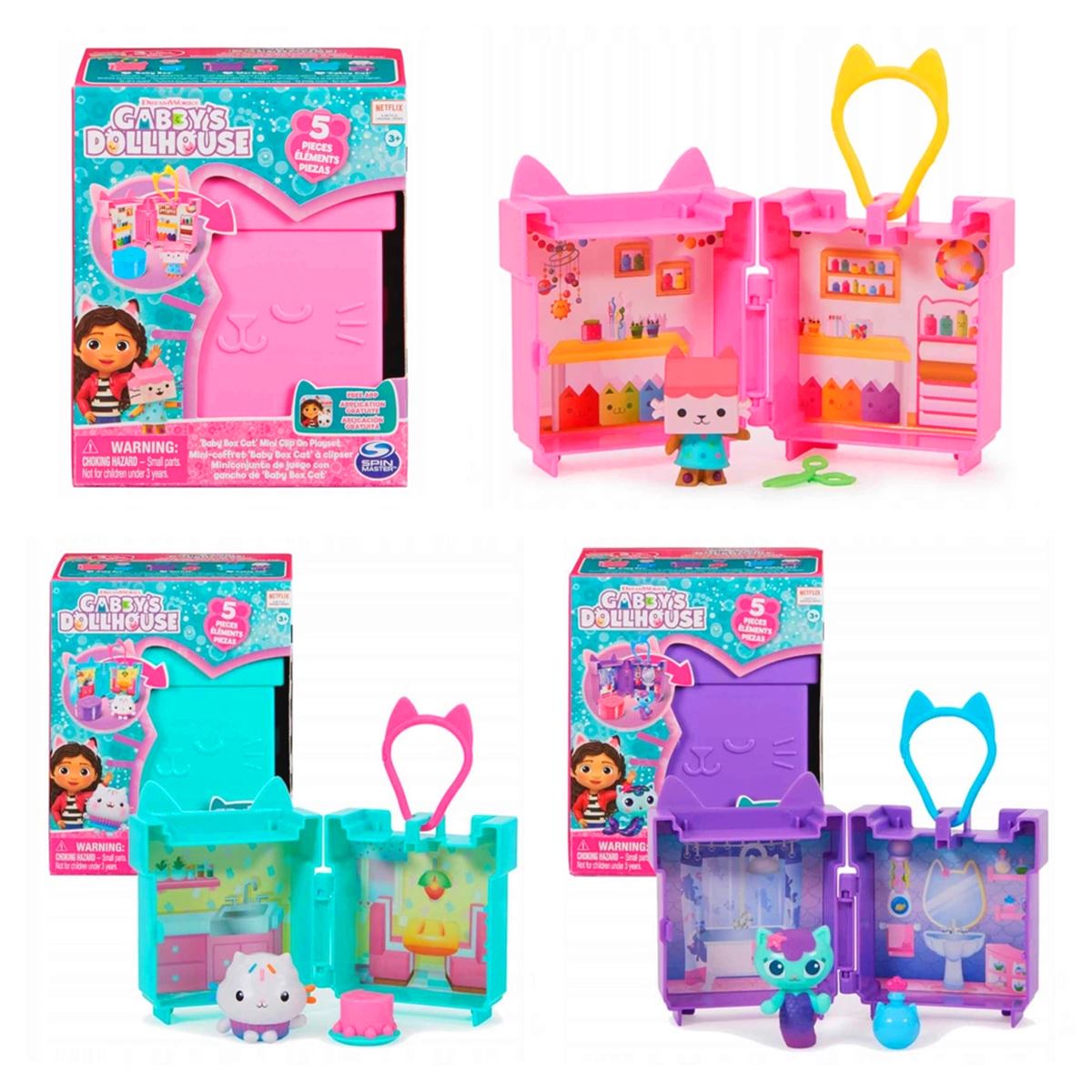 SPİN MASTER GABBYS DOLLHOUSE 6065945 FİGÜR KLİPSLİ OYUN SETİ 3+ 1