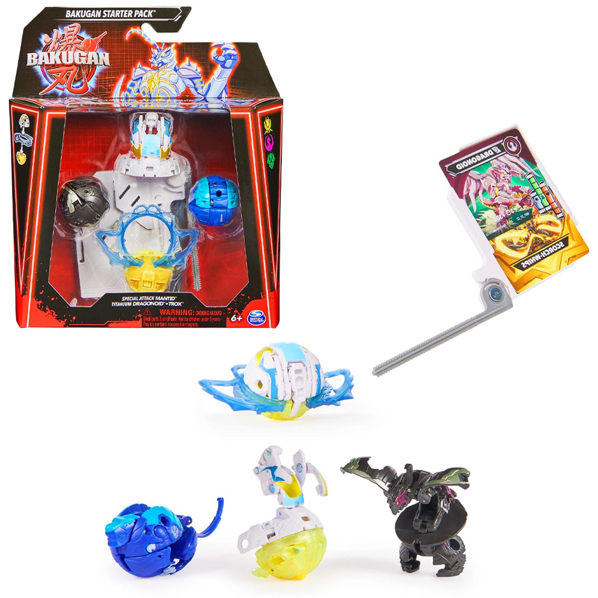 SPİN MASTER BAKUGAN BAŞLANGIÇ PAKETİ 6066989 S1 FİGÜR SET 6+ 1