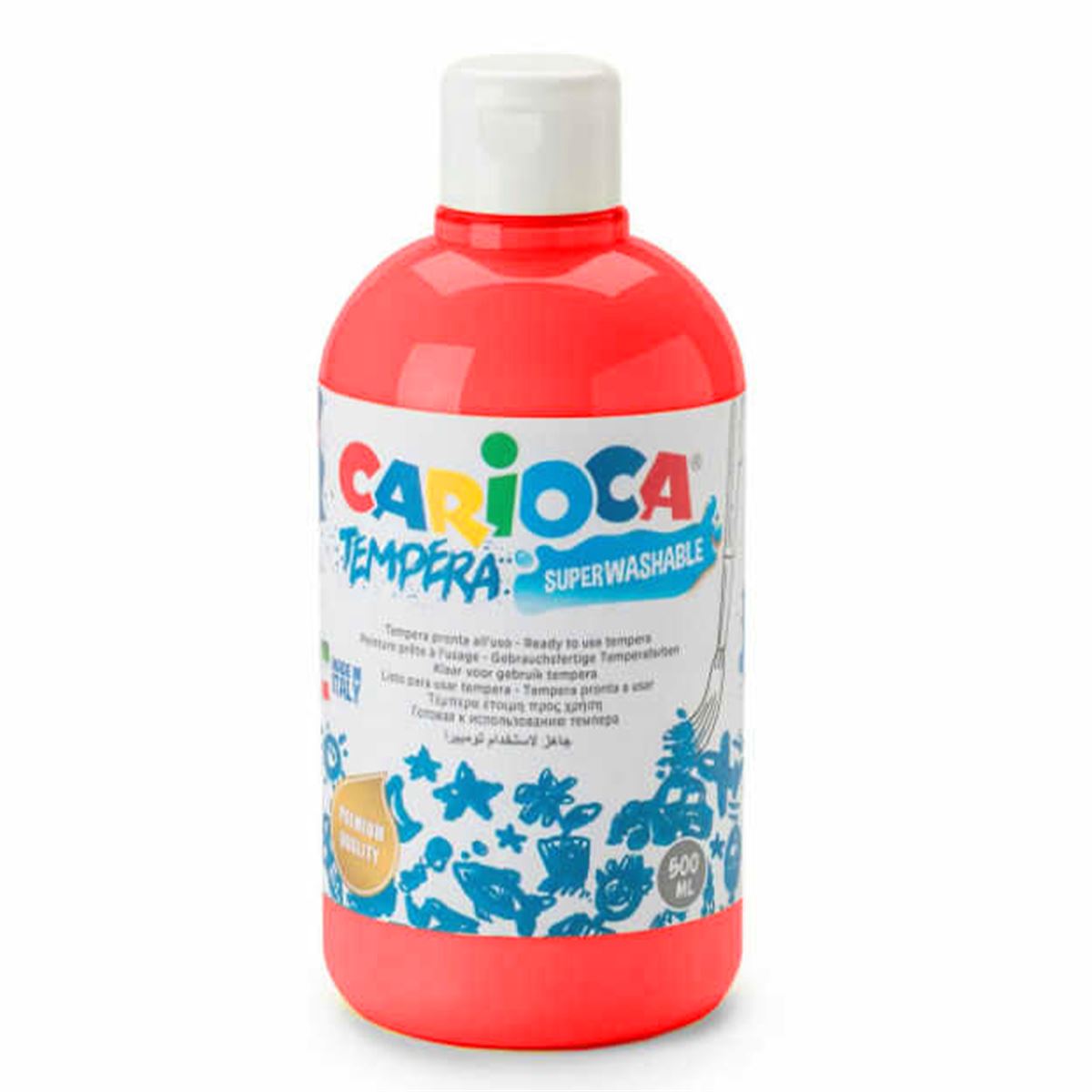 CARİOCA TEMPERA SULUBOYA 500 ML KIRMIZI 40427-10 1