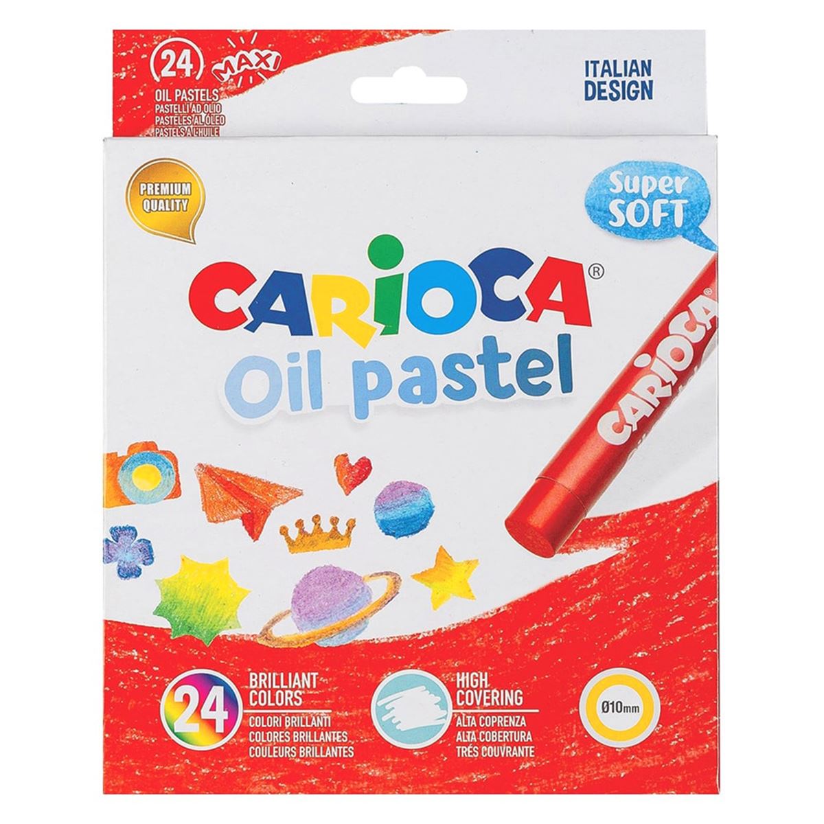 CARİOCA YAĞLI PASTEL BOYA 24 RENK 43278 1