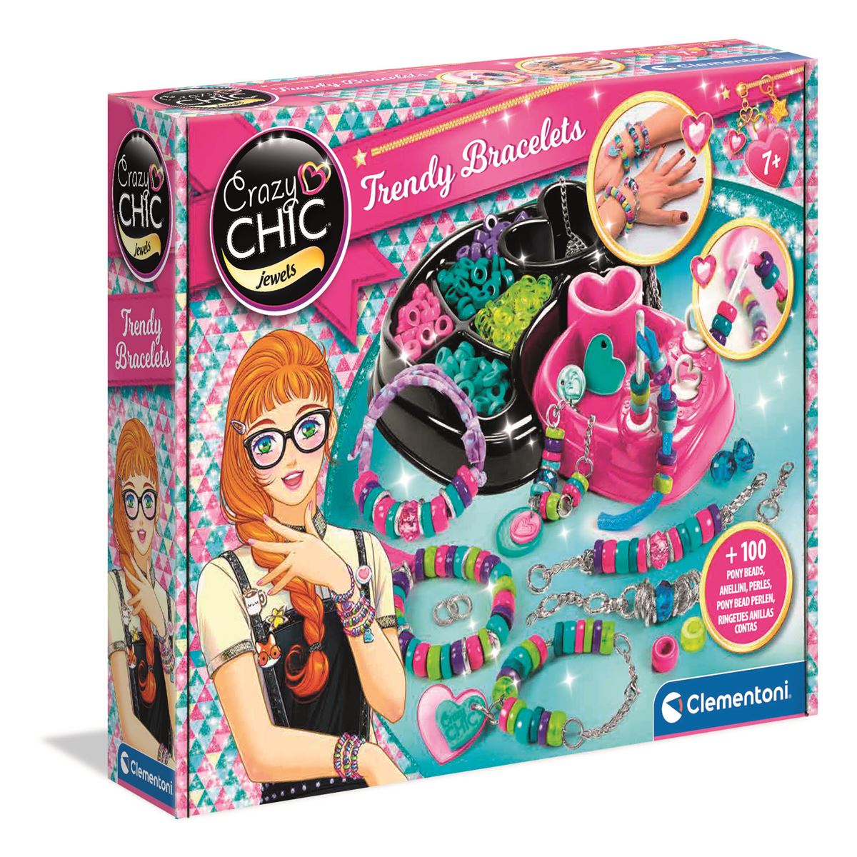 CLEMENTONİ CRAZY CHİC RAİNBOW BRACELETS 15180 TREND BİLEKLİKLER 7+ 1