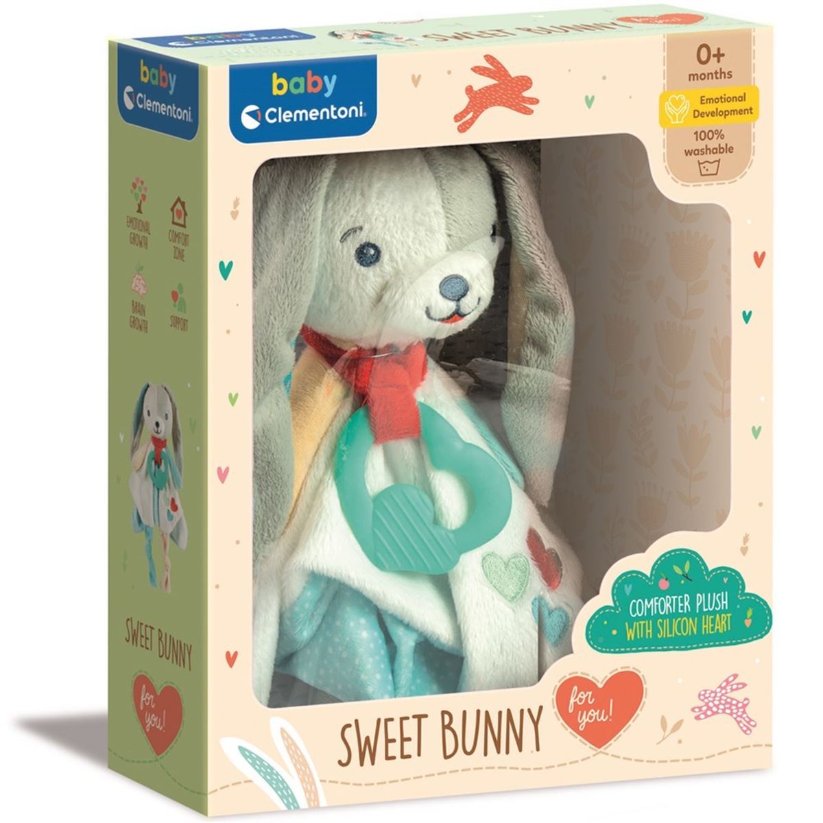 CLEMENTONİ 17681 BABY UYKU ARKADAŞI TAVŞAN SWEET BUNNY 1