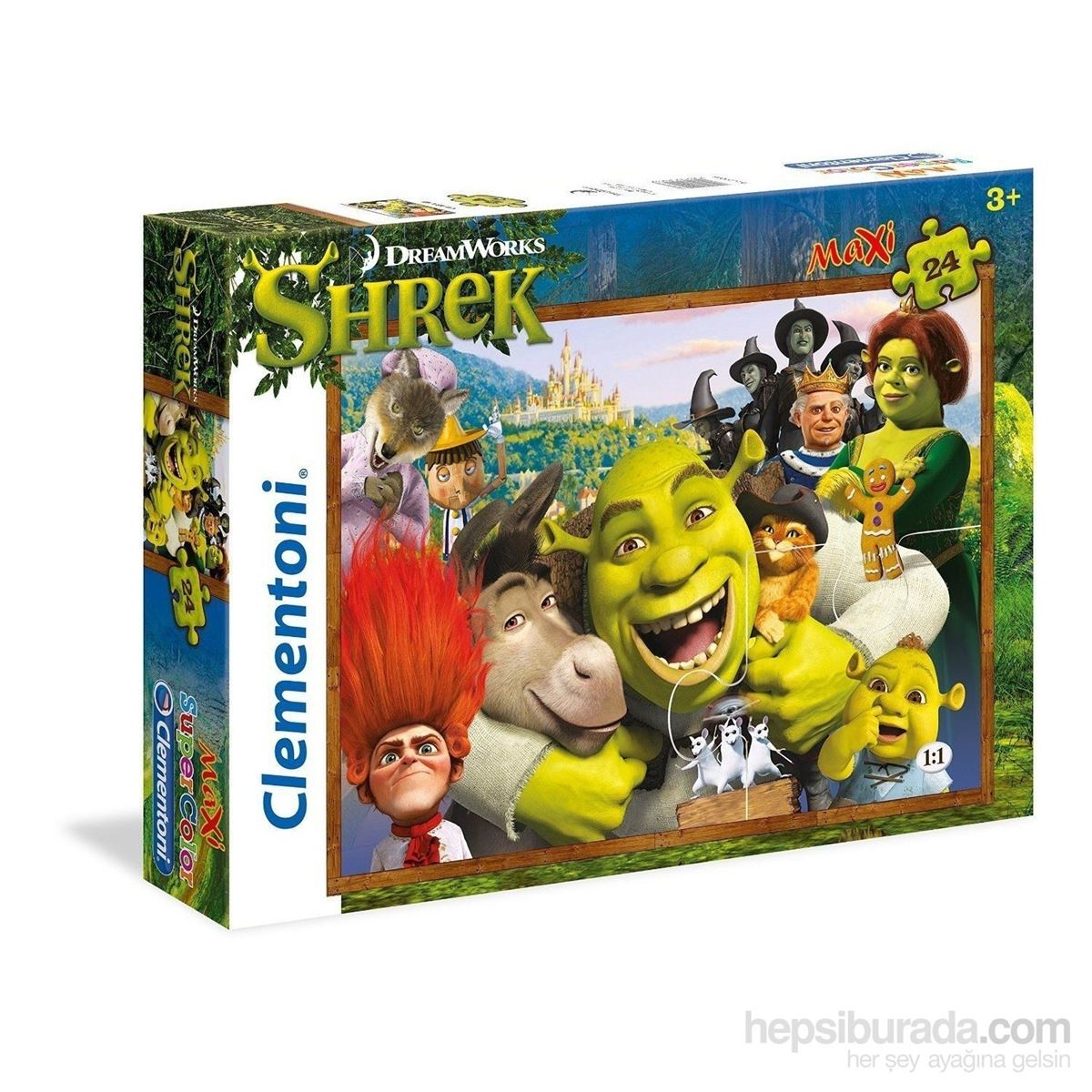 CLEMENTONİ 24046 PUZZLE MAXİ SHREK 1