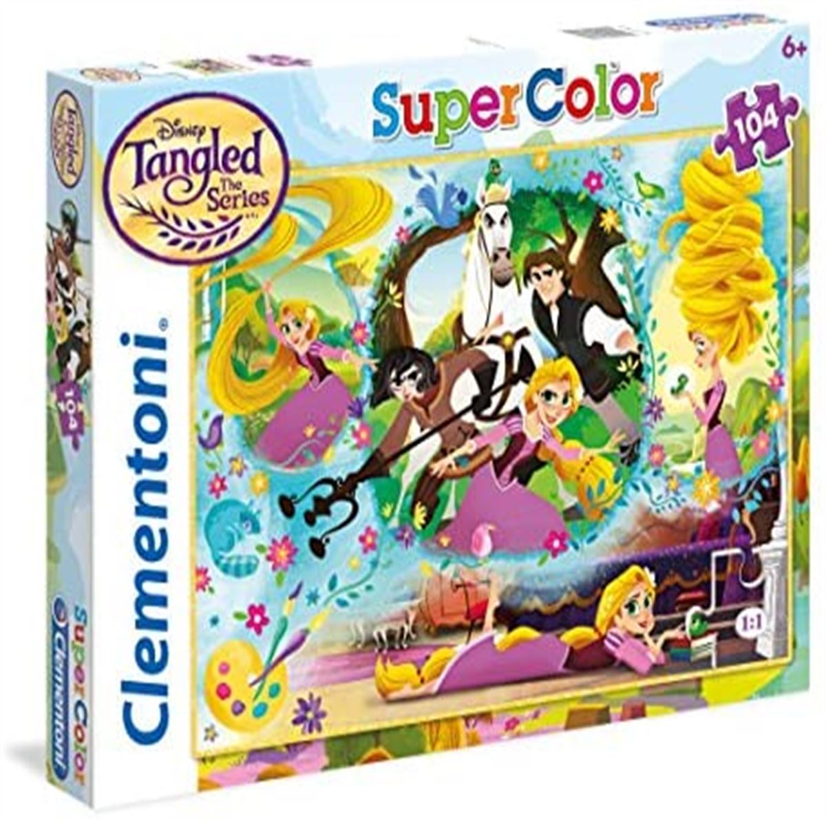 CLEMENTONİ PUZZLE 27084 RAPUNZEL 104 PARÇA 1