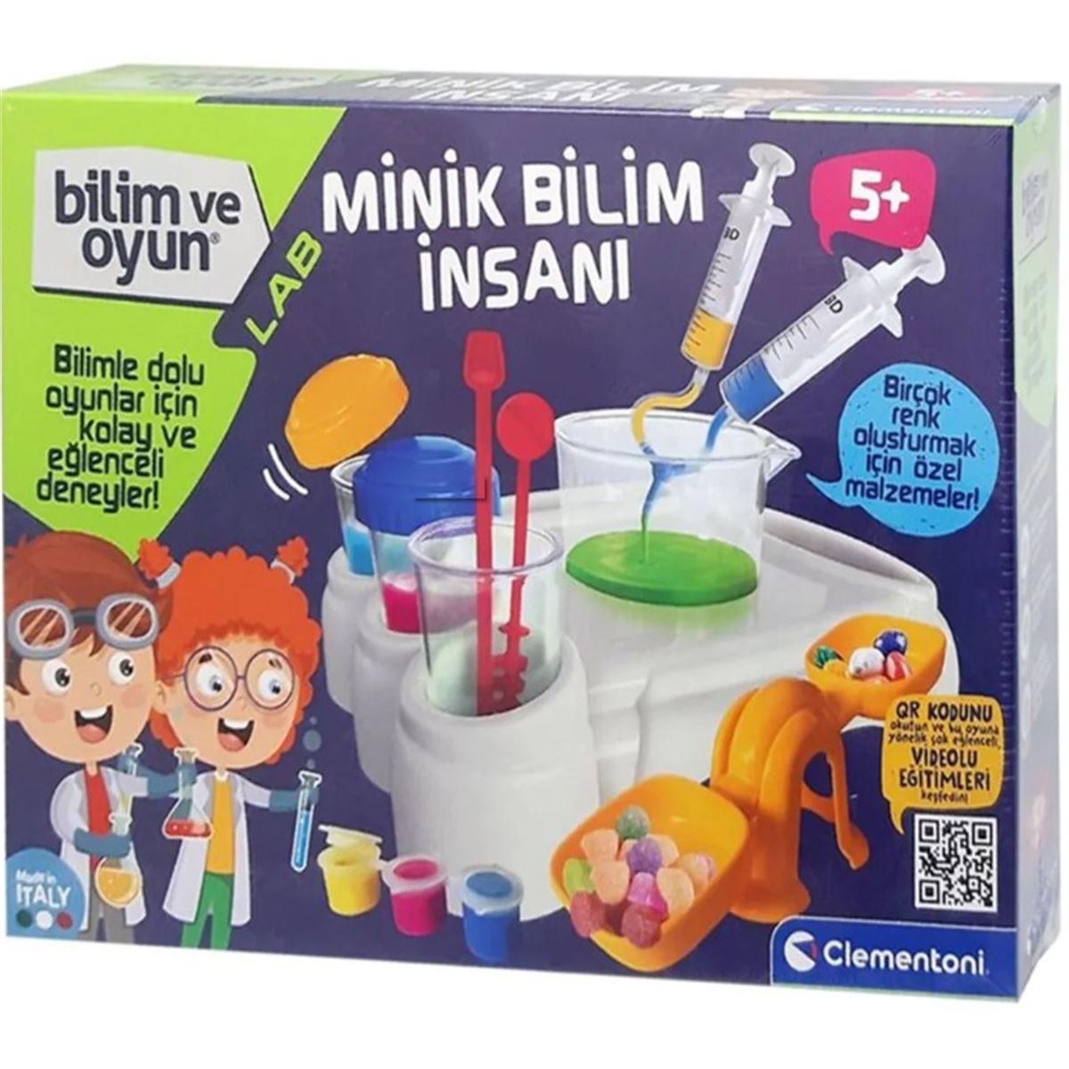 CLEMENTONİ 64196 MİNİK BİLİM İNSANI BİLİM VE OYUN 8+ 1
