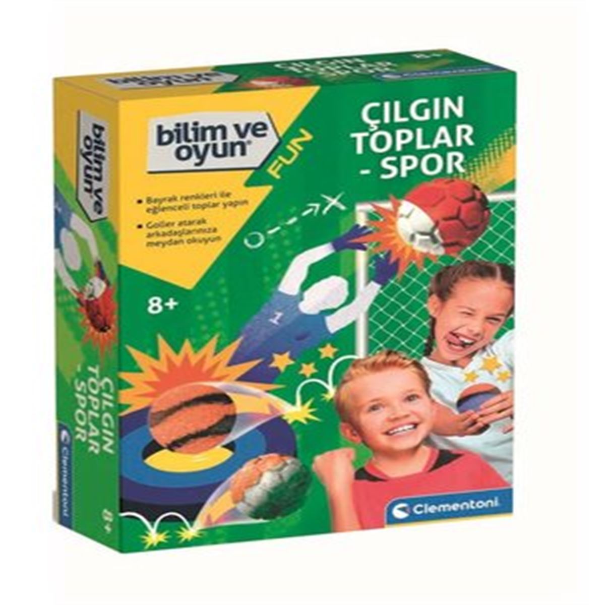 CLEMENTONİ ÇILGIN TOPLAR SPOR 64323 BİLİM VE OYUN 8+ 1