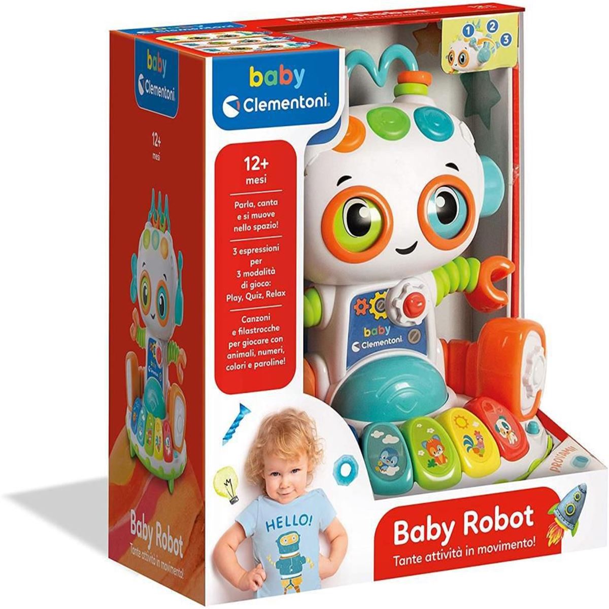 CLEMENTONİ BEBEK ROBOT 664325 12M+ 1
