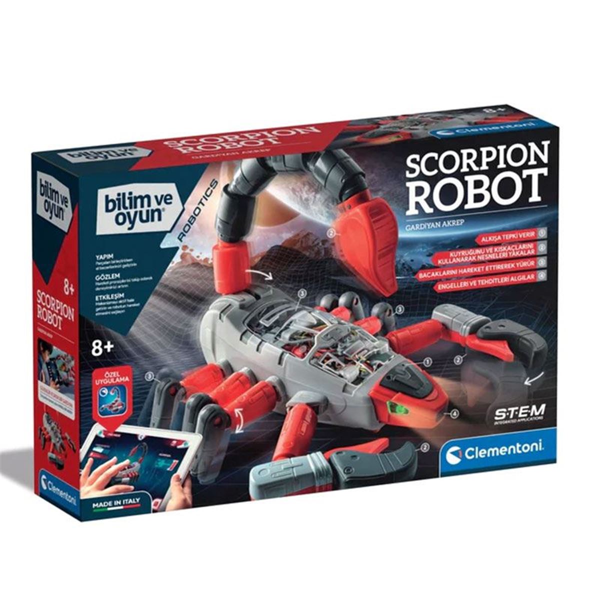 CLEMENTONİ BİLİM VE OYUN 64331 SCORPİON ROBOT 8+ 1