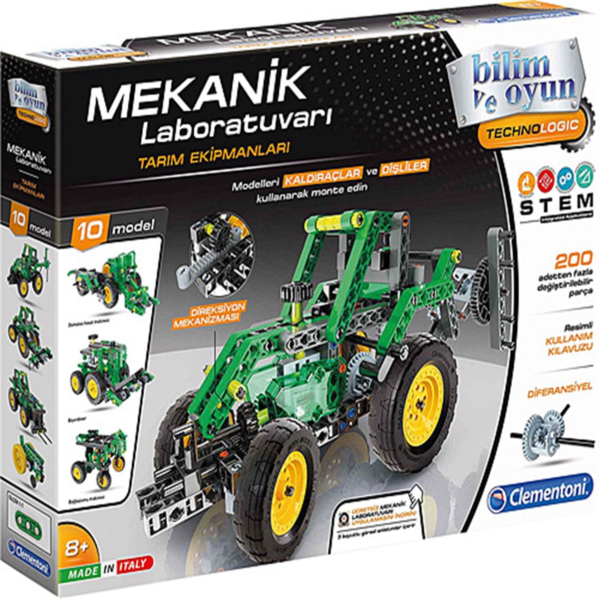 CLEMENTONİ MEKANİK LABORATUVARI TARIM EKİPMANLARI 64437 BİLİM VE OYUN 8+ 1