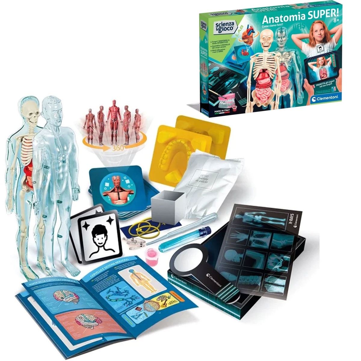 CLEMENTONİ BİLİM VE OYUN 64474 SÜPER ANATOMİ 8+ 1