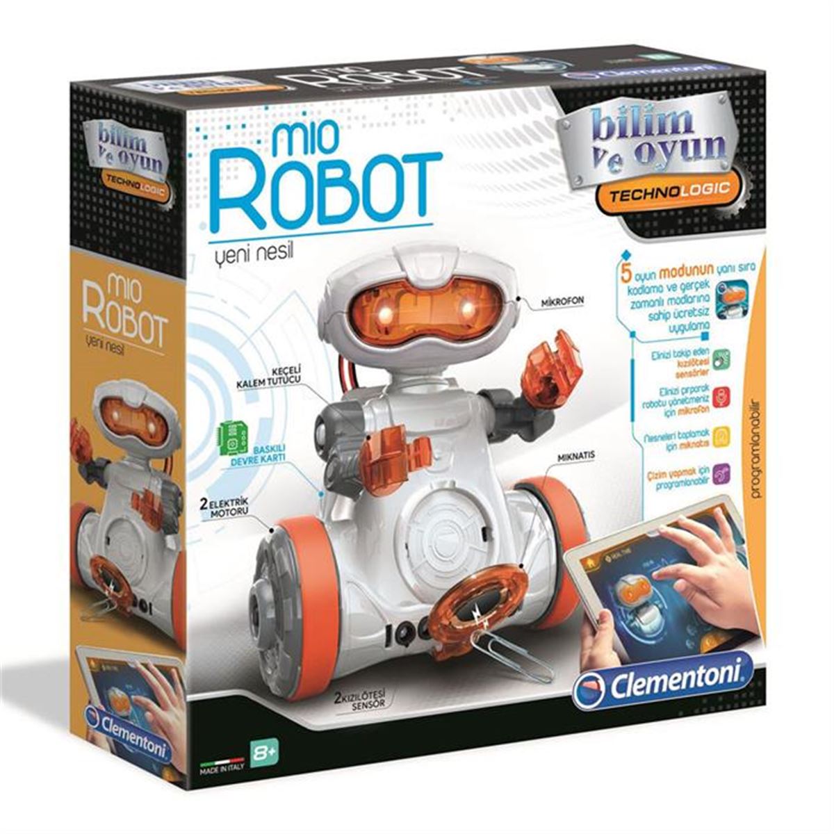 CLEMENTONİ BİLİM VE OYUN 64957 MİO ROBOT NEXT GENERATİON 8+ 1