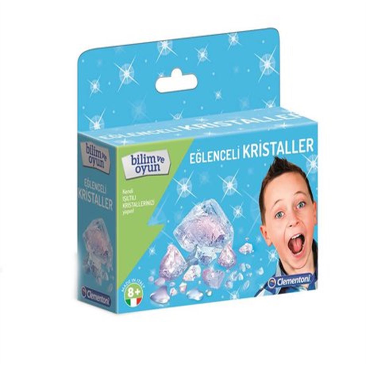 CLEMENTONİ EĞLENCELİ KRİSTALLER 649655 BİLİM VE OYUN 8+ 1