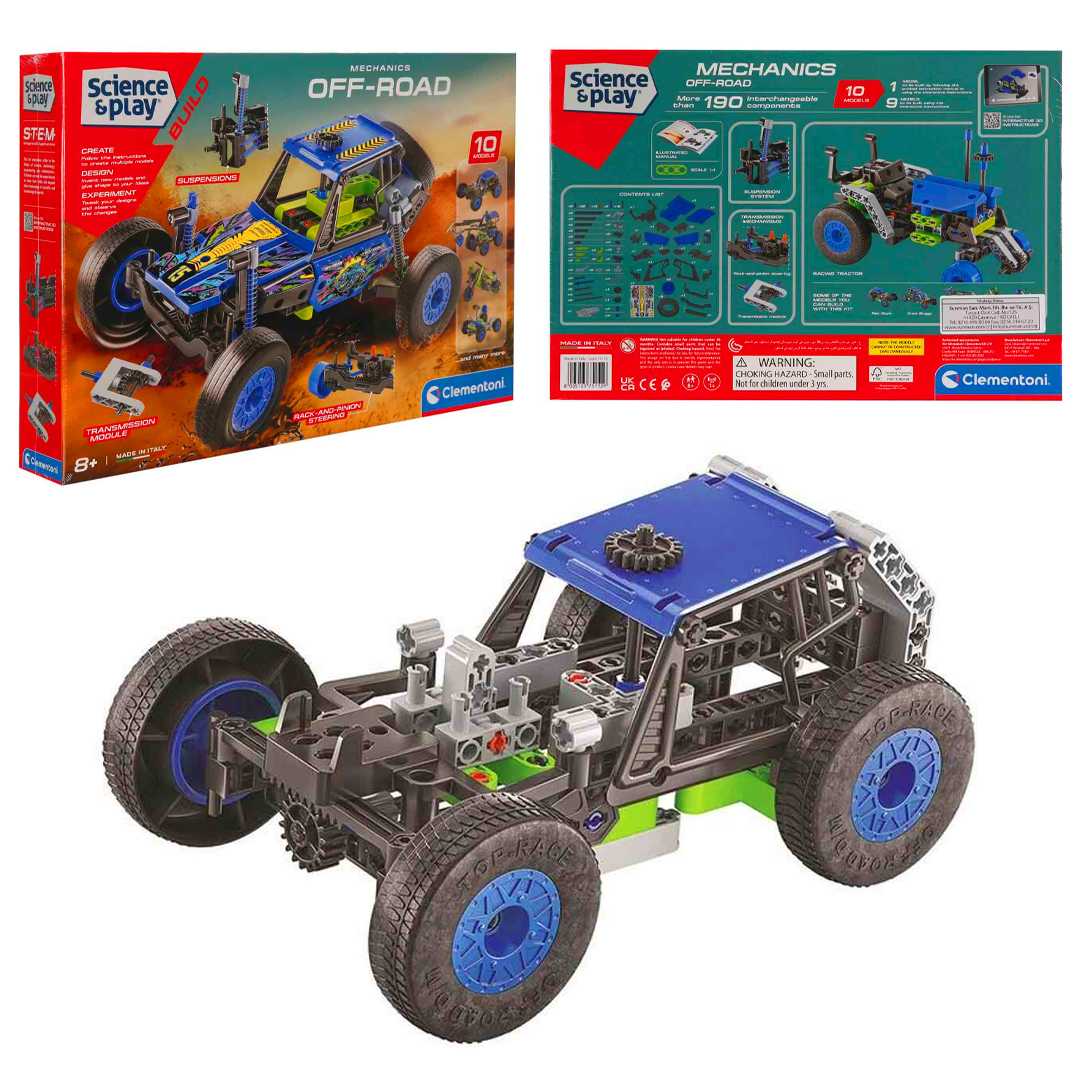 CLEMENTONİ MECHANİCS 75112 OFF-ROAD ARAZİ ARACI 10 MODEL 8+ 1