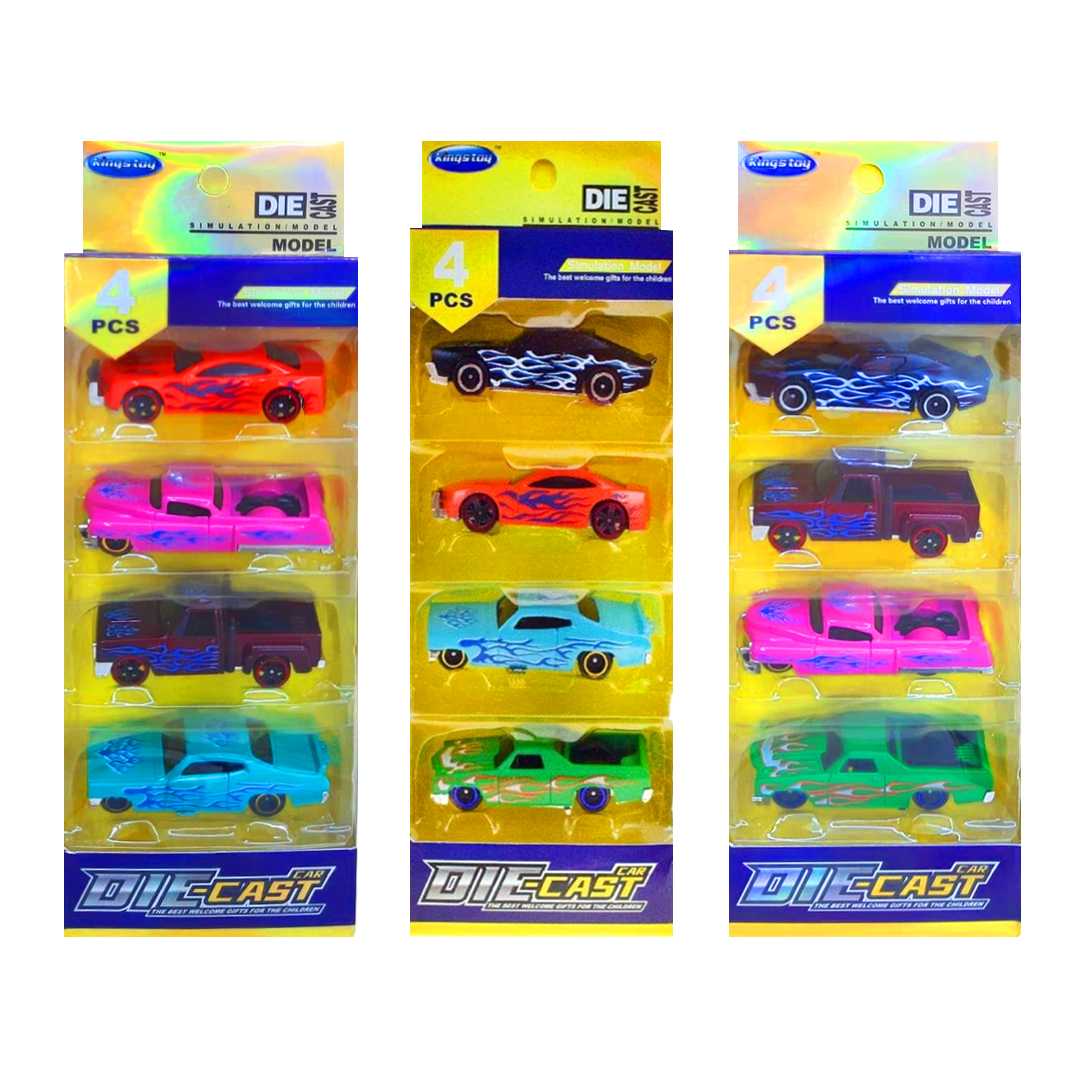 KİNGS TOY ARABALAR FY03-01H DİE CAST METAL 1:64 4 LÜ 3+ 1