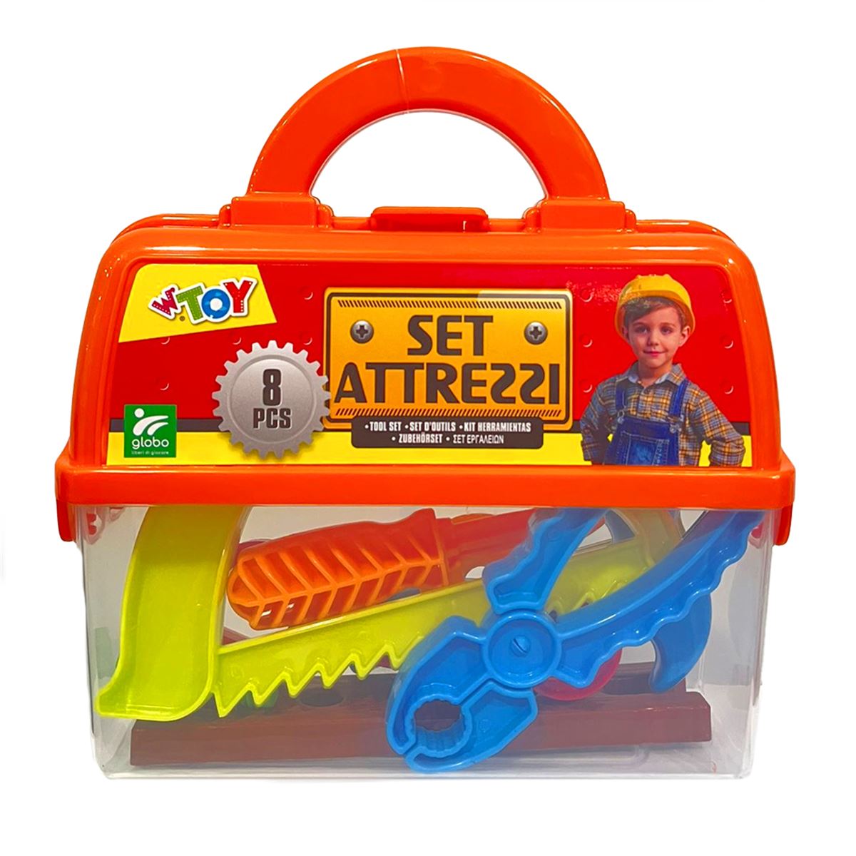W TOY TAMİR SETİ 4080 ÇANTALI 8 PARÇA 3+ 1