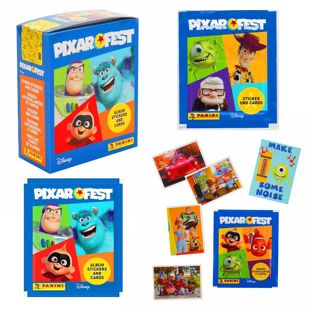 PANİNİ PİXAR FEST STİCKER 18561PA ÇIKARTMA PAKETİ 24 LÜ 1