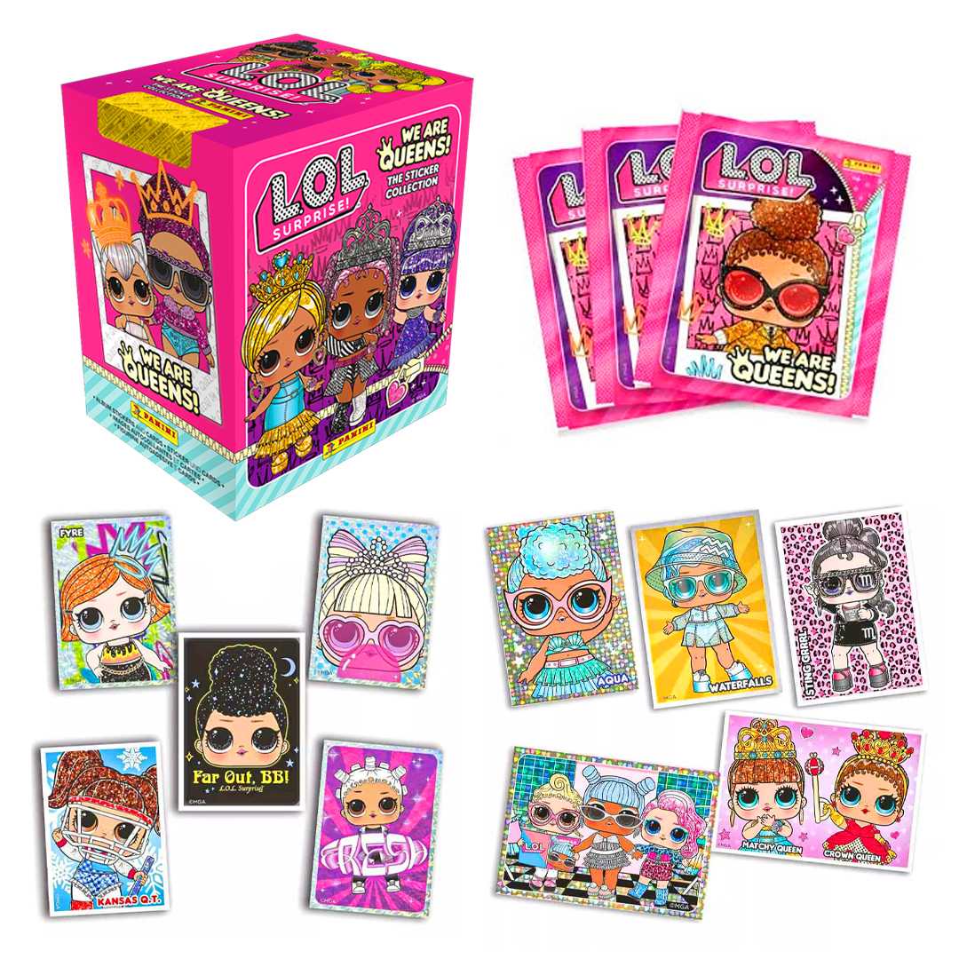 PANİNİ LOL SURPRİSE STİCKER 00894PA ÇIKARTMA PAKETİ 50 Lİ 1