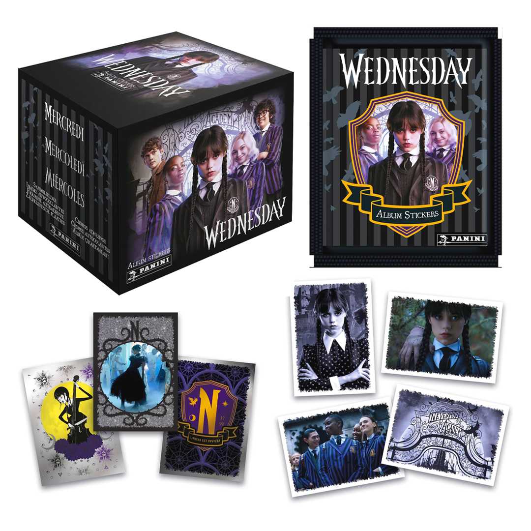 PANİNİ WEDNESDAY STİCKER 06612PA ÇIKARTMA PAKETİ 50 Lİ 1
