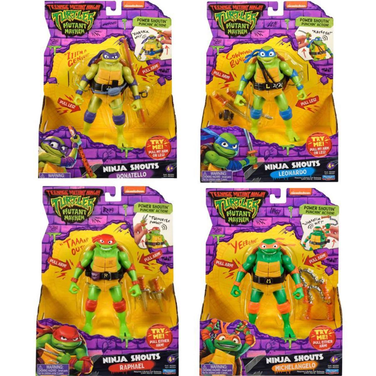NİNJA TURTLES DELÜKS TU800000 AKSİYON FİGÜR 4+ 1