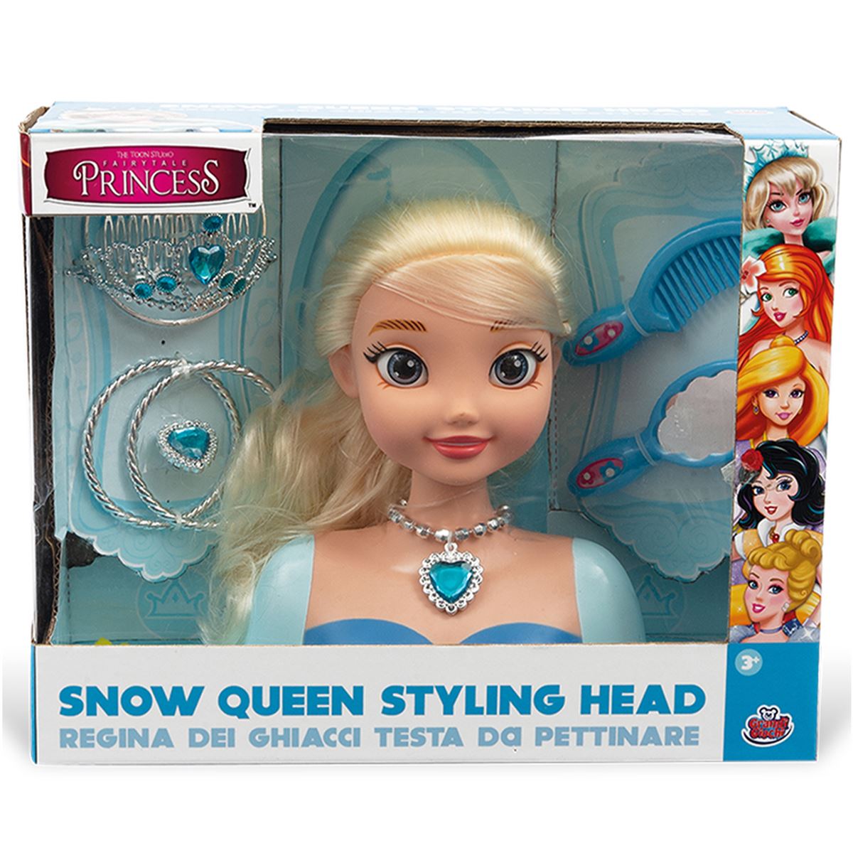 PRİNCESS STYLİNG HEAD FAT07000 PRENSES BEBEK BÜST SNOW QUEEN ELSA 3+ 1