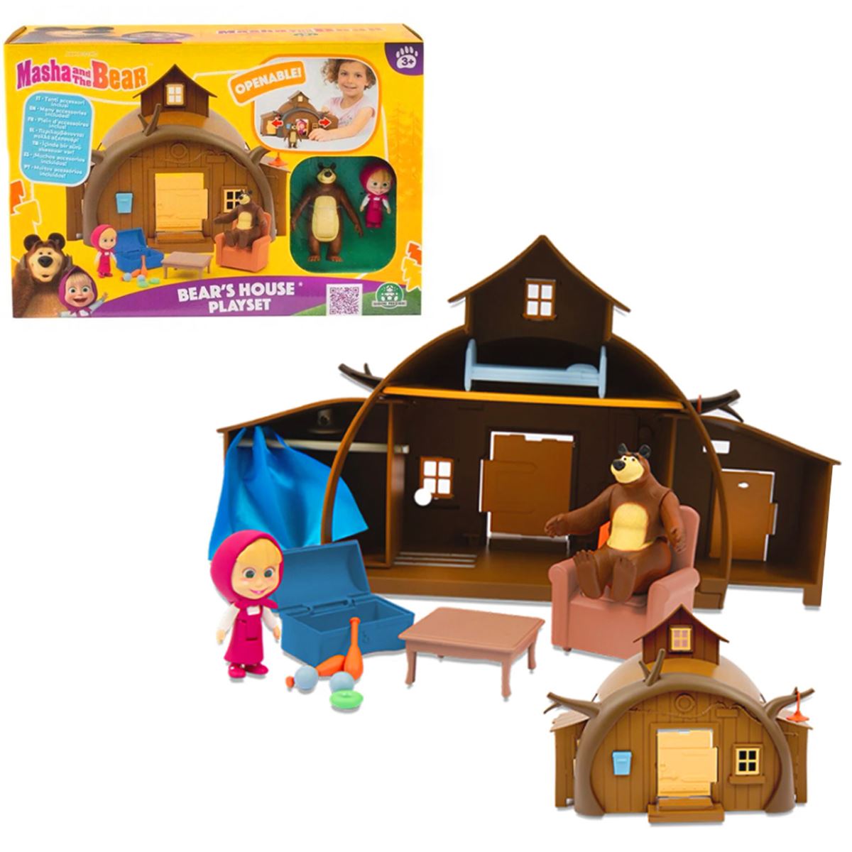 MAŞA İLE KOCA AYI MHA22000 OYUN SETİ 3+ 1