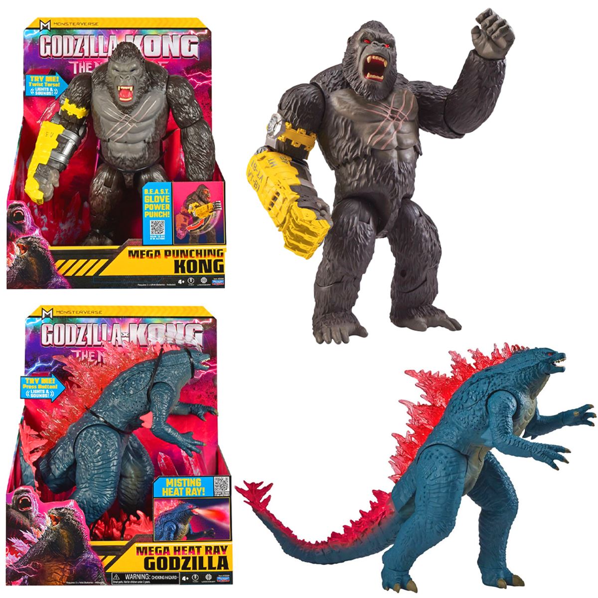 GODZİLLA X KONG MEGA FİGÜR GODZİLLA MN308000 SESLİ IŞIKLI 33 CM 4+ 1