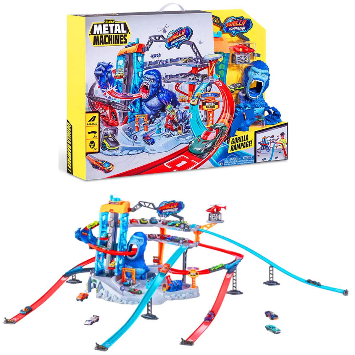 ZURU METAL MACHİNES MEA03000-6726 GORİLLA RAMPAGE DEV OYUN SETİ 4+ 1
