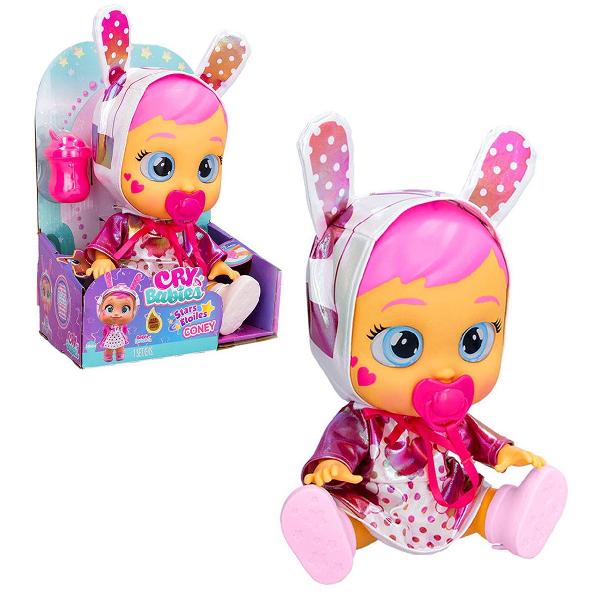 CRY BABİES STARS 911376 AĞLAYAN EMZİKLİ CONEY 18M+ 1